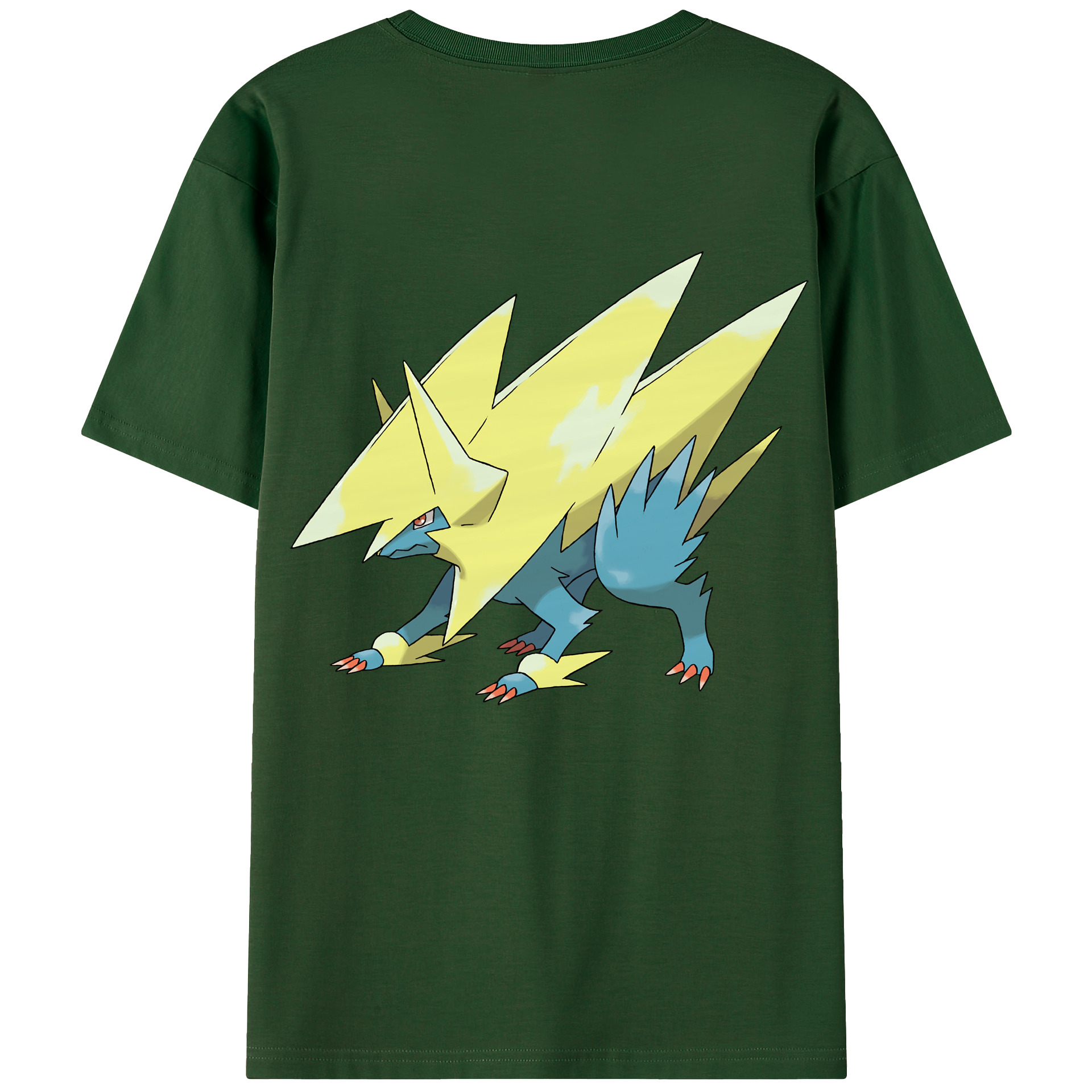 （画像用） ポケットモンスター Pokémon 綿100％半袖Tシャツ（背面プリント）